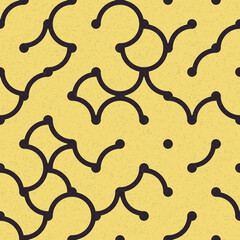 Abstract Geometric Pattern generative computational art illustration