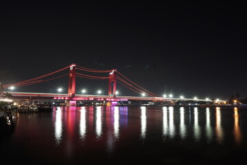 Obraz premium Palembang Bridge ( Ampera Bridge)