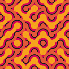 Abstract Geometric Pattern generative computational art illustration