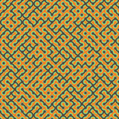 Abstract Geometric Pattern generative computational art illustration