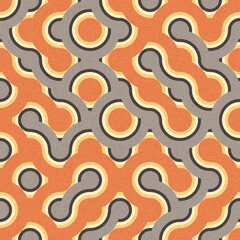 Abstract Geometric Pattern generative computational art illustration