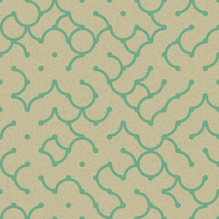 Abstract Geometric Pattern generative computational art illustration