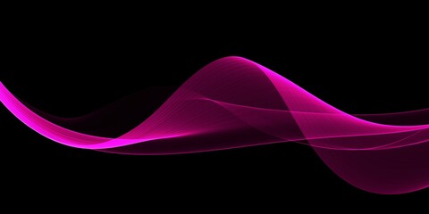 Abstract pink waves background. Template design
