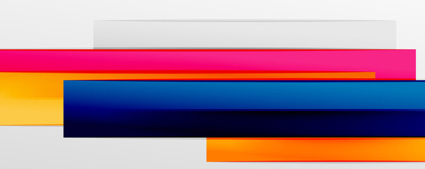 Multicolored lines background. Design template for business or technology presentations, internet posters or web brochure covers
