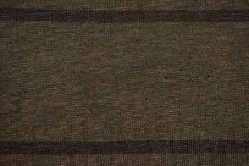 Texture of brown fabric with strips