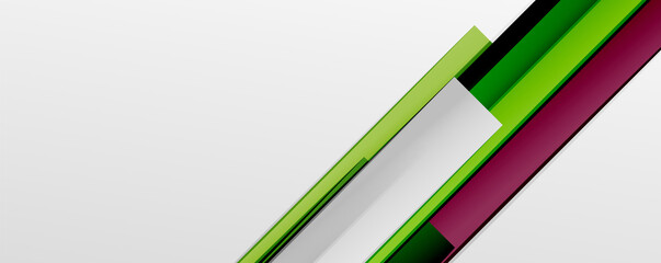 Multicolored lines background. Design template for business or technology presentations, internet posters or web brochure covers