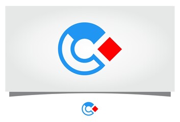 letter c connection logo