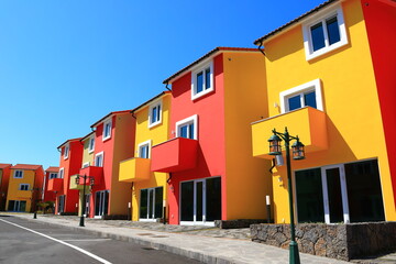 제주에 있는 스위스 마을의 봄 풍경이다.