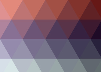 Obraz premium Abstract color Low-Polygones Generative Art background illustration