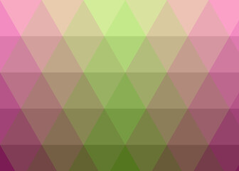 Abstract color Low-Polygones Generative Art background illustration