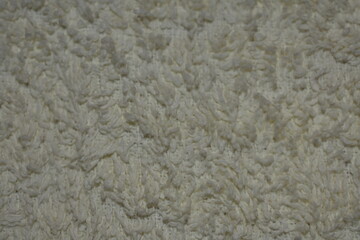 Texture of plush fabric