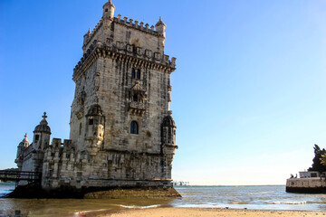 Belem tower and the Tagus River