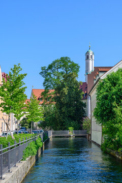 Augsburgs Kanäle - der Schwalllech, Teil des Wassermanagementsystems