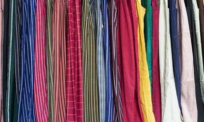 Abstract with the pattern and color of the fabric. Background color of the fabric.