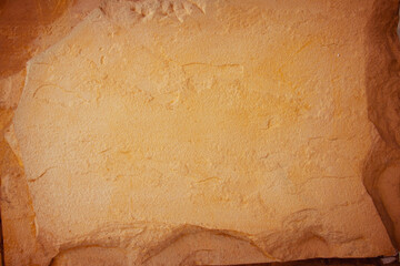 Abstract background of sandstone with light and shadow. The beauty of sandstone for the background and presentation.