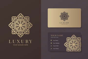 Fototapeta na wymiar Luxury Logo And Business Card Bundle