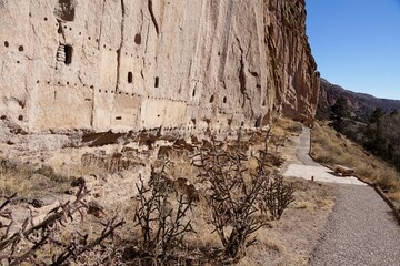 Bandelier National Monument near Los Alamos in NM