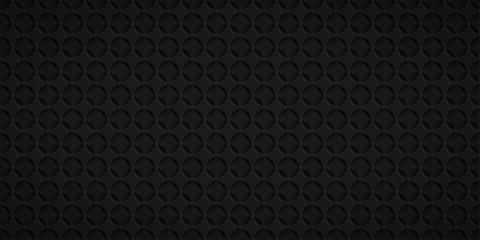 Abstract background with circle holes in black colors