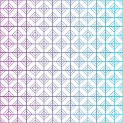 Fototapeta premium Abstract seamless pattern made with lines and shapes, blue background, design for wallpaper, background fills, card, banners