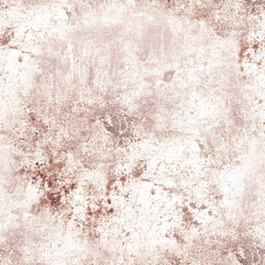 Brown Distress Grunge Wall. Rusty Rough Brush Design. Abstract Stone Stamp. Ancient Retro Illustration. Graphic Crack Pattern. Paint Paper. Pale Old Background. Aged Dirty Grunge Wall.