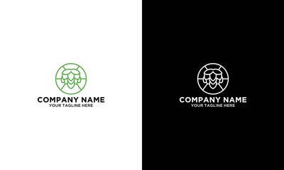 Wine company logo design. Wine, Restaurant and Beverage logo concept. Vector logo template