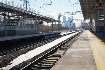 Fototapeta premium train in the station