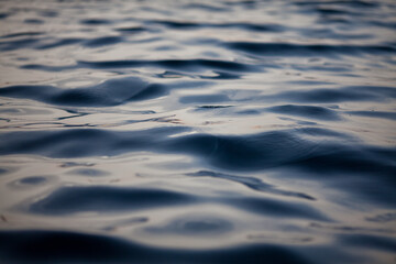 Gentle Ocean Waves at Night