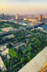 Fototapeta premium Cairo cityscape from Cairo tower