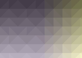 Abstract color Low-Polygones Generative Art background illustration