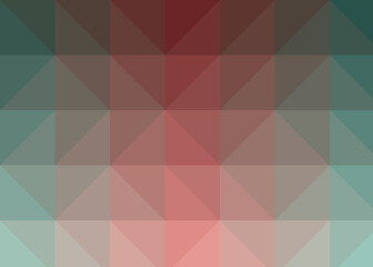 Fototapeta premium Abstract color Low-Polygones Generative Art background illustration