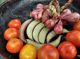 fresh organic vegetables
