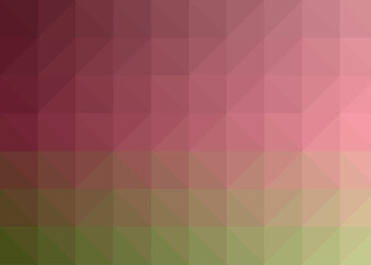 Abstract color Low-Polygones Generative Art background illustration