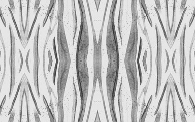 Seamless Zebra Stripes. Fashion Safari Texture. Watercolor Wild Print. Gray Cheetah Ornament. White Zebra Pattern. Abstract African Design. Black Wildlife Ornament. Seamless Zebra Repeat.