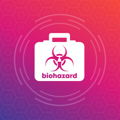 biohazard box icon for web