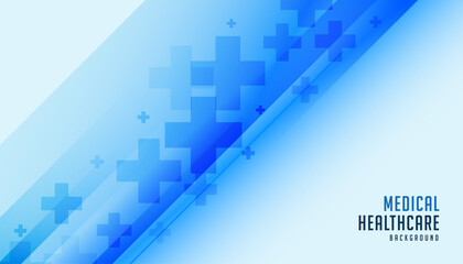 Fototapeta premium medical and healthcare blue background