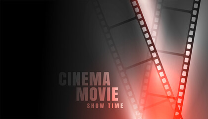 film strip cinema movie show time background - obrazy, fototapety, plakaty