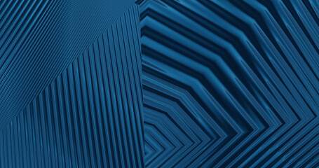 Render with blue hypotonic background from stripes