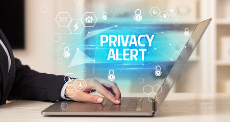 internet security and data protection concept