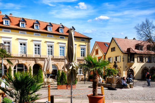 Cityscape of the idyllic Bad Dürkheim , Pfalz, Germany