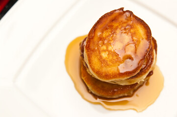 Homemade banana pies with flour