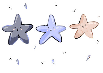 Stars Clip Art Cute Stars Clip Art Stars doodle Stars Hand Drawn Stars Icon Stars kawaii