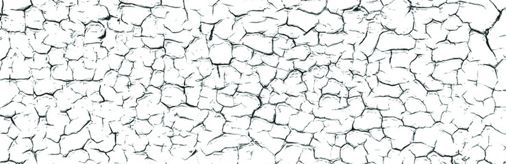 Vector black and white grunge pattern made from natural oil paint crackle. Cool texture of cracks, stains, scratches, splash, etc for print and design. Crackle paint overlay. EPS10.