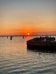 Obraz premium Atardecer en Venecia