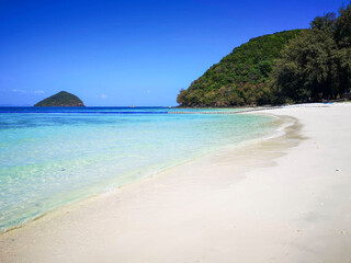 Clear water at Coral island