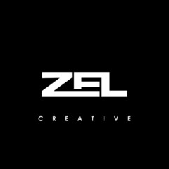 ZEL Letter Initial Logo Design Template Vector Illustration - obrazy, fototapety, plakaty