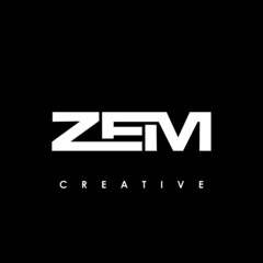 ZEM Letter Initial Logo Design Template Vector Illustration