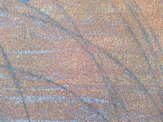 rusty and old metal coating of different colors from metal corrosion