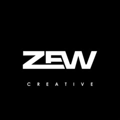 ZEW Letter Initial Logo Design Template Vector Illustration