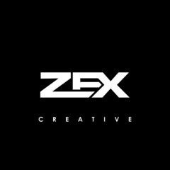 ZEX Letter Initial Logo Design Template Vector Illustration