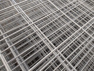 texture and background of metal gratings closeup photo